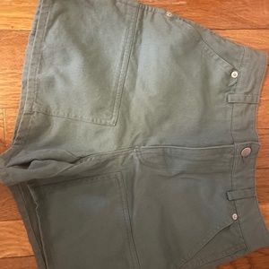 Forever 21 green summer shorts
